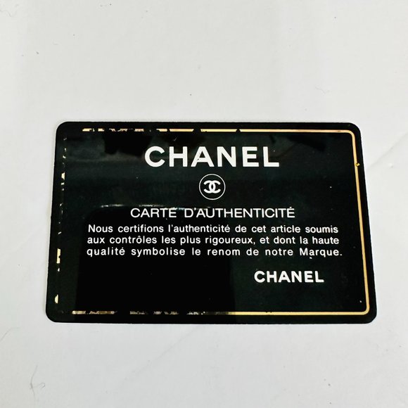 AUTHENTIC CHANEL PATENT LEATHER TOTE HANDLE BAG MADE IN FRANCE 6252108 W COA - Picture 12 of 13